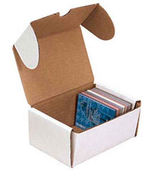 Trading Card BOXES - White Corrugat